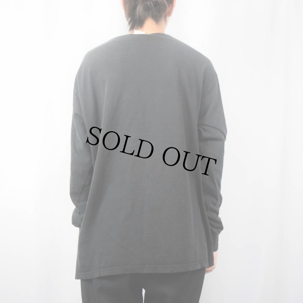 画像3: 90's POLO SPORT Ralph Lauren ロゴプリントロンT BLACK L (3)