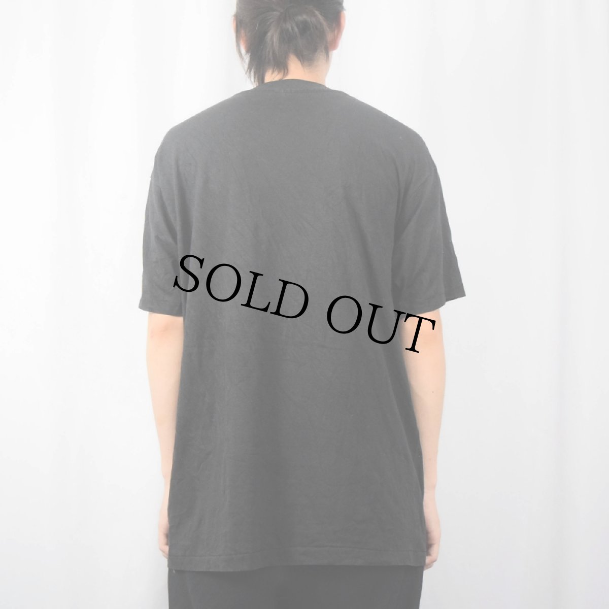 画像3: 90's "JESUS HEIR" USA製 ジーザスパロディTシャツ BLACK XL (3)