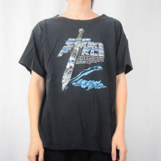 画像2: 【SALE】 90's "STRIKE FORCE" 聖書プリントTシャツ BLACK L (2)