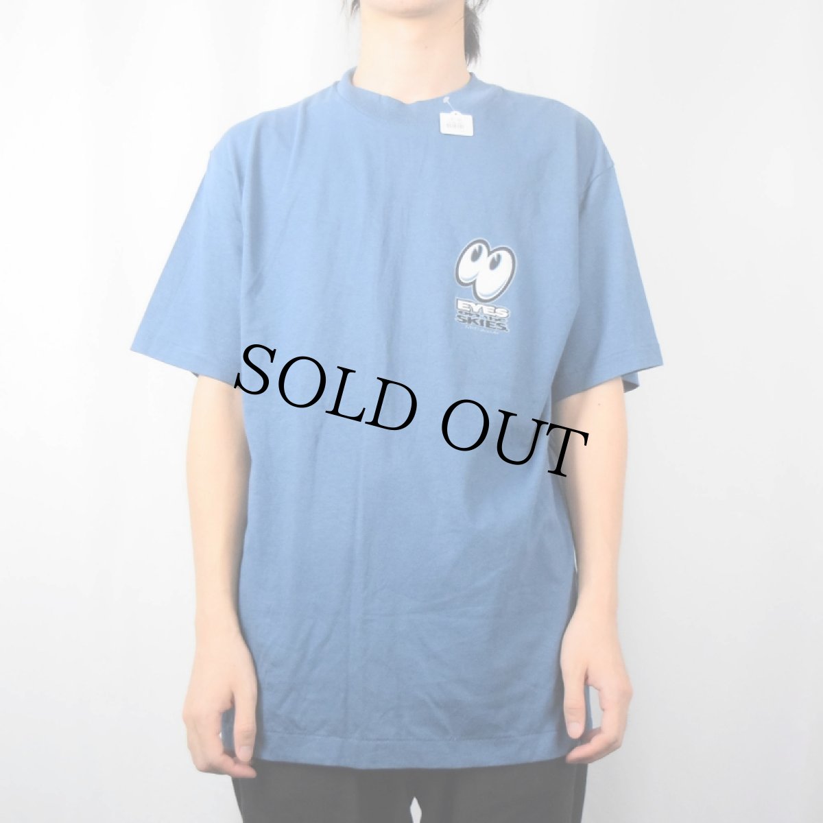 画像2: 90's USA製 "EYES ON THE SKIES." 聖書プリントTシャツ L (2)