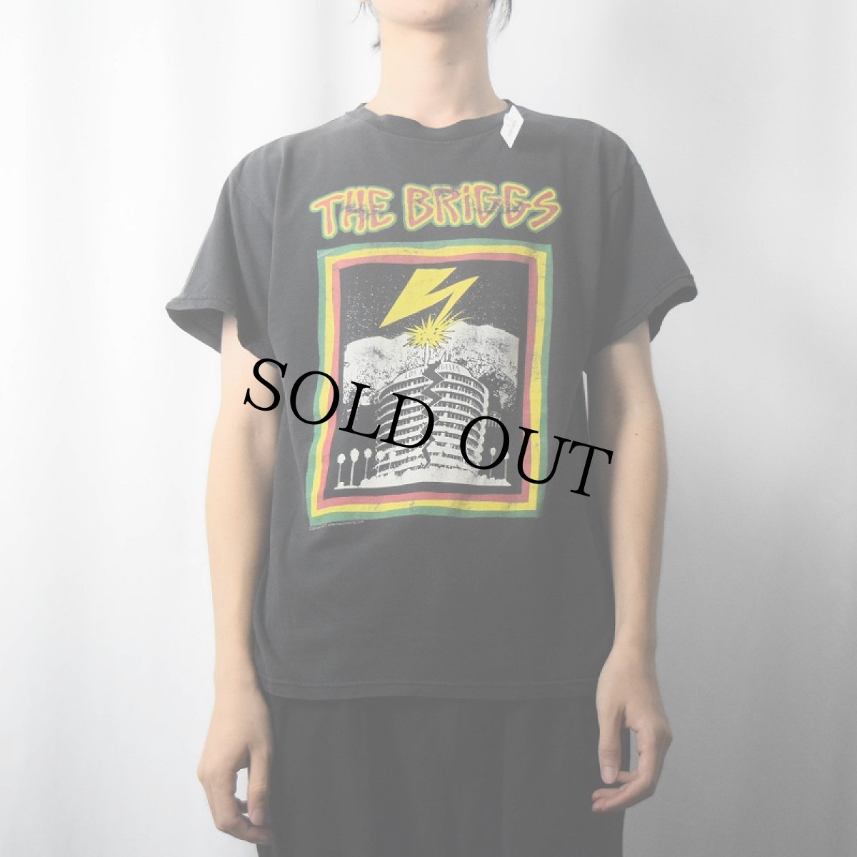 画像2: 2000's BAD BRAIN ロックバンドプリントTシャツ BLACK (2)