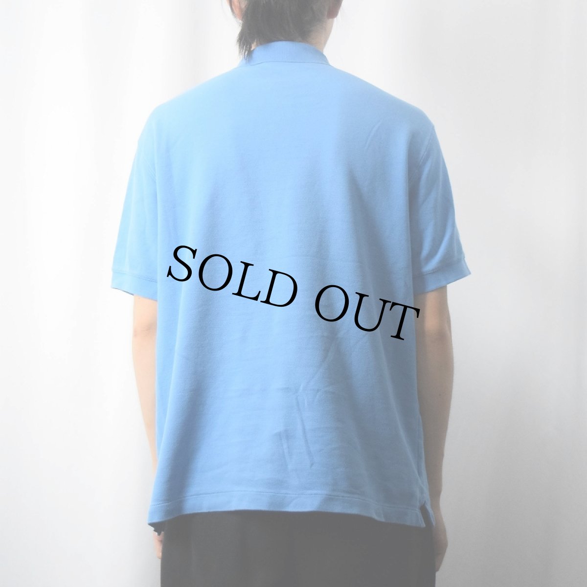 画像3: 2011SS Patagonia ロゴ刺繍 鹿の子ポロシャツ M (3)