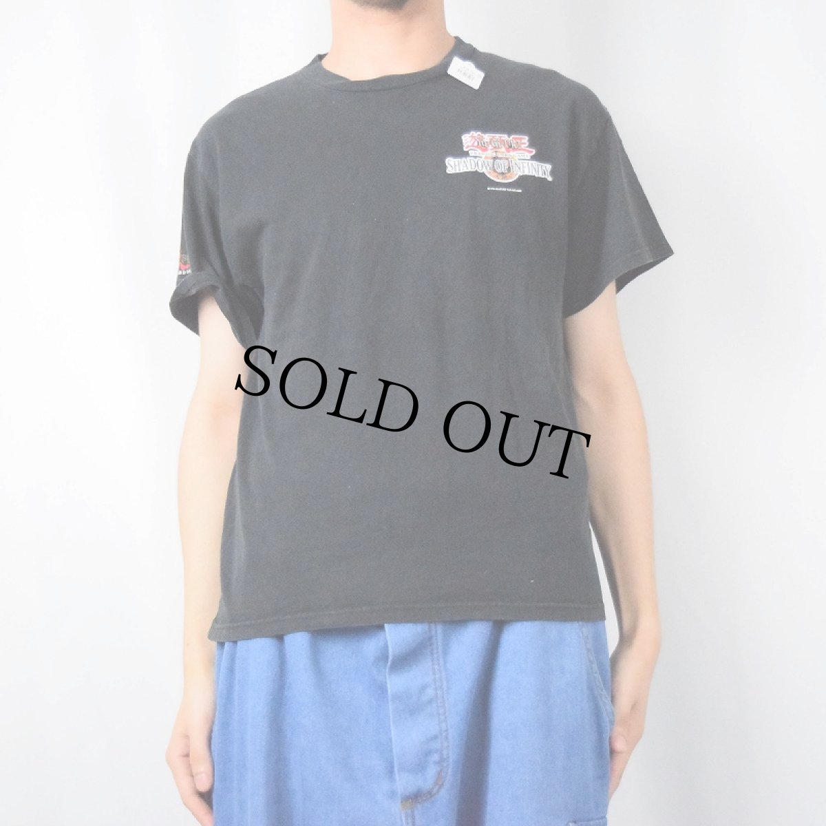 画像3: 2000's 遊戯王 SHADOW OF INFINITY "幻魔皇ラビエル" カードゲームプリントTシャツ M (3)