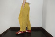 画像4: ELEMENTI BASIC GERMANY製 2タック ワイドリネンスラックス W31 (4)