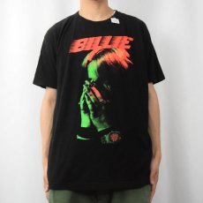 画像2: Billie Eilish "My Future" ミュージシャンフォトプリントTシャツ BLACK XL (2)