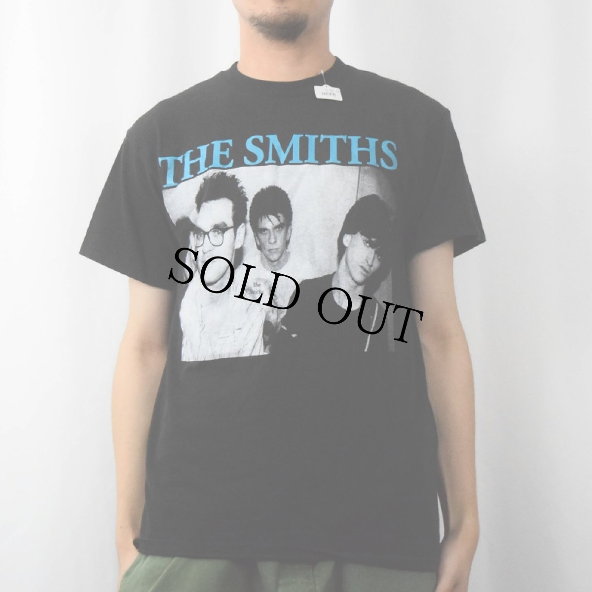 画像2: THE SMITHS ロックバンドプリントTシャツ M (2)