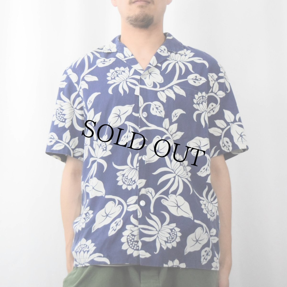 画像2: 80〜90's HONOLULU HARBOR HAWAII製 オールオーバーパターン アロハシャツ S (2)