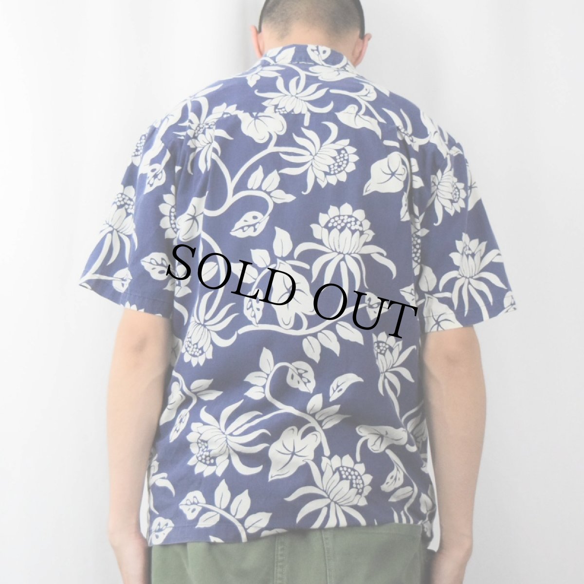 画像3: 80〜90's HONOLULU HARBOR HAWAII製 オールオーバーパターン アロハシャツ S (3)