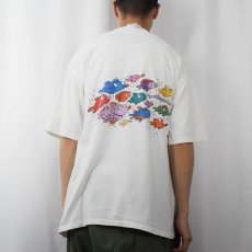 画像4: 90's Crazy Shirts USA製 魚イラスト 巻プリントTシャツ XL (4)