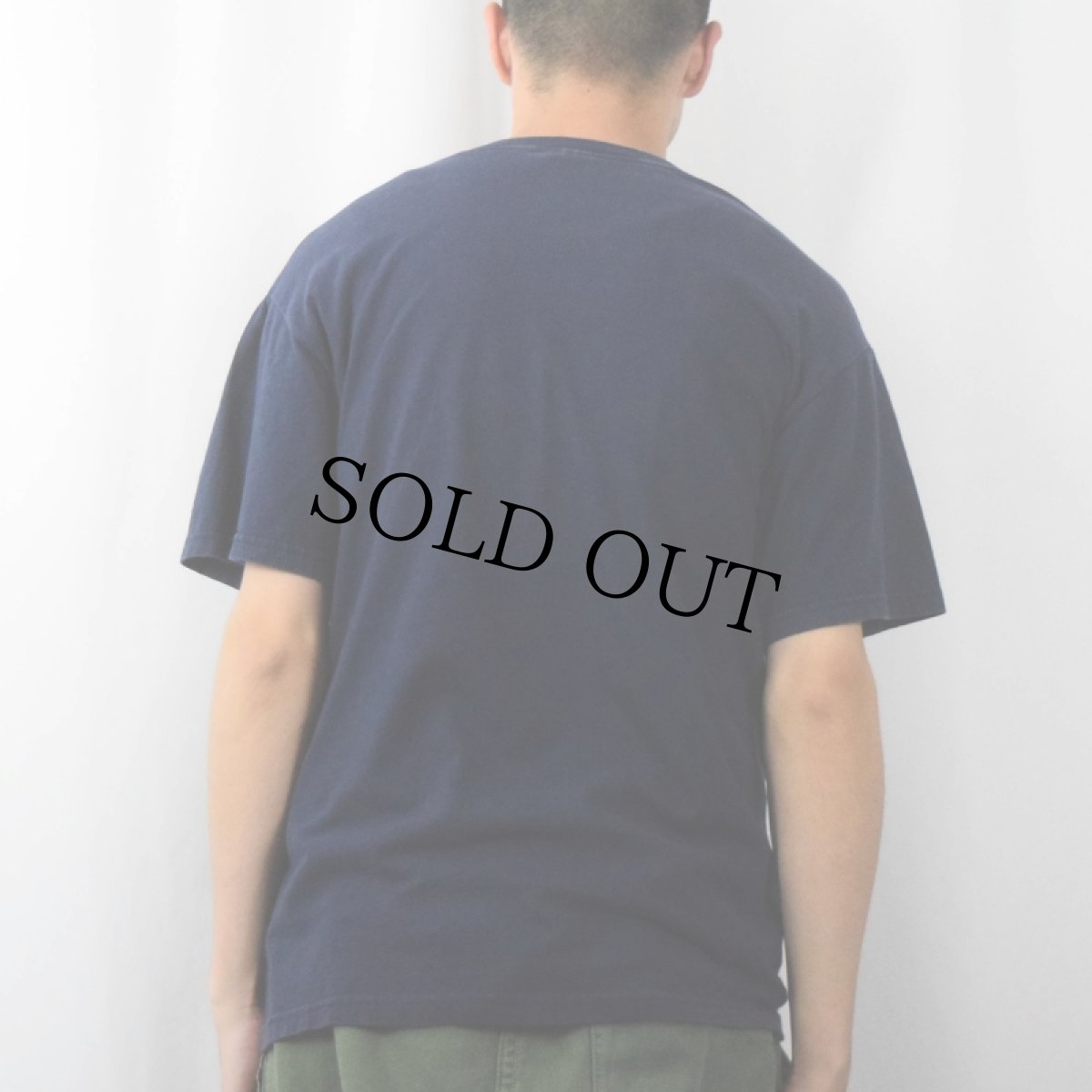 画像3: 2000's The Three Stooges コメディアンプリントTシャツ NAVY M (3)