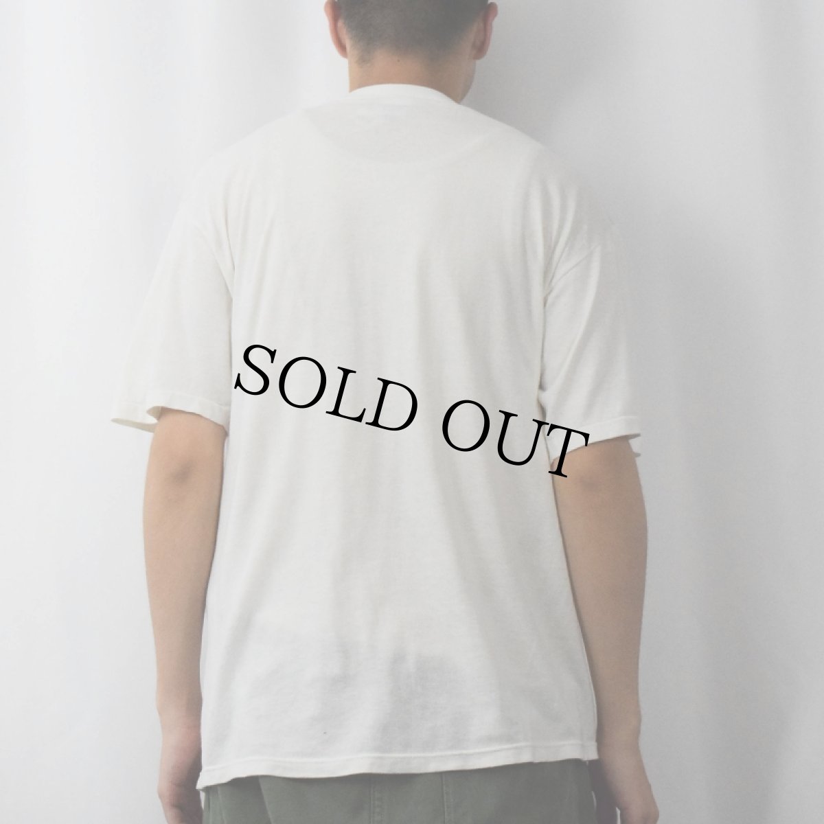 画像3: 90's Elvis Presley "THE KING" ミュージシャンプリントTシャツ (3)