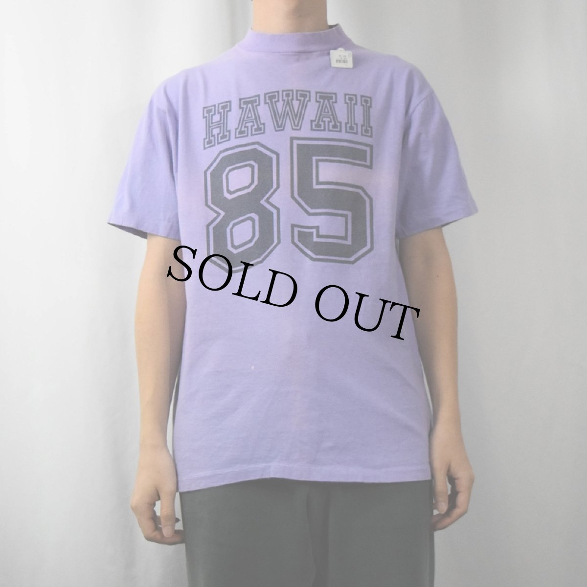 画像2: 90's USA製 "HAWAII 85" プリントTシャツ L (2)