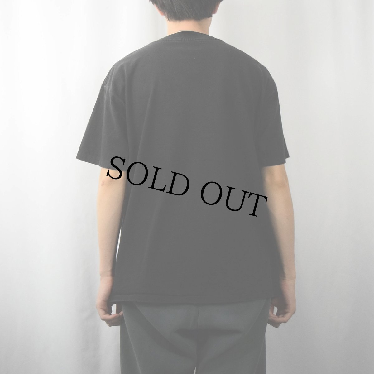 画像3: 90's USA製 "DOOWOP CAFE" プリントTシャツ BLACK L (3)