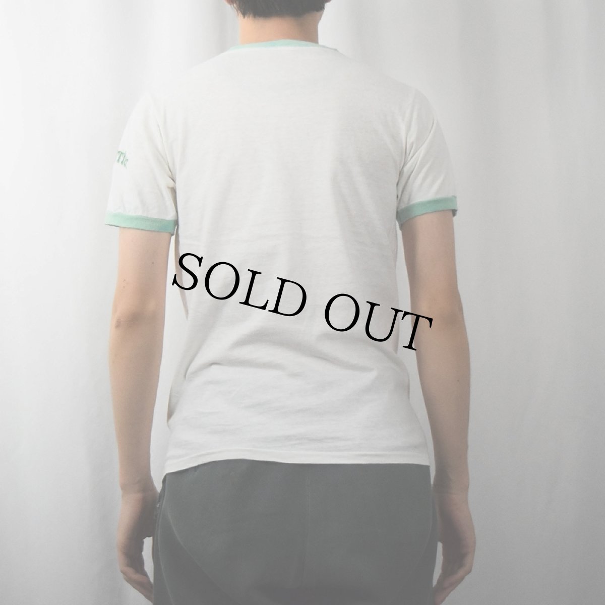 画像3: 70's Perrier "NEW YORK CITY MARATHON '78" プリントリンガーTシャツ (3)