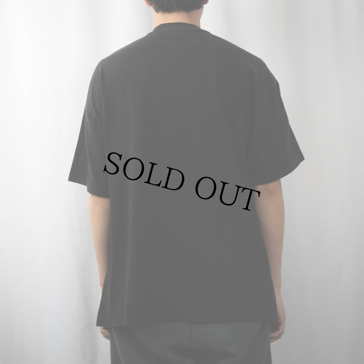 画像3: 90's "CHANGES BEYOND CONTROL!!" イラストプリントTシャツ BLACK XL (3)