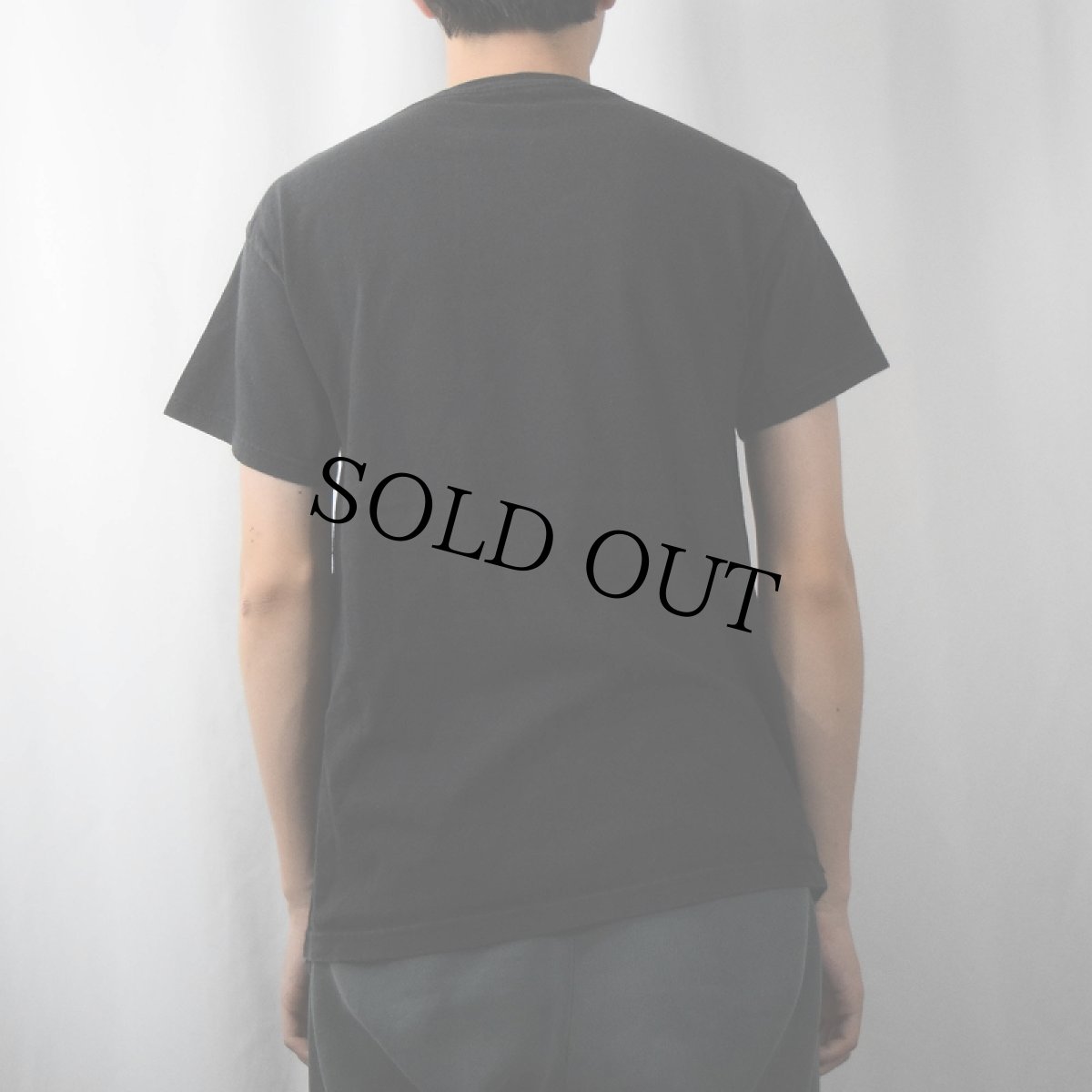 画像3: "I hate you" スマイルプリントTシャツ BLACK (3)