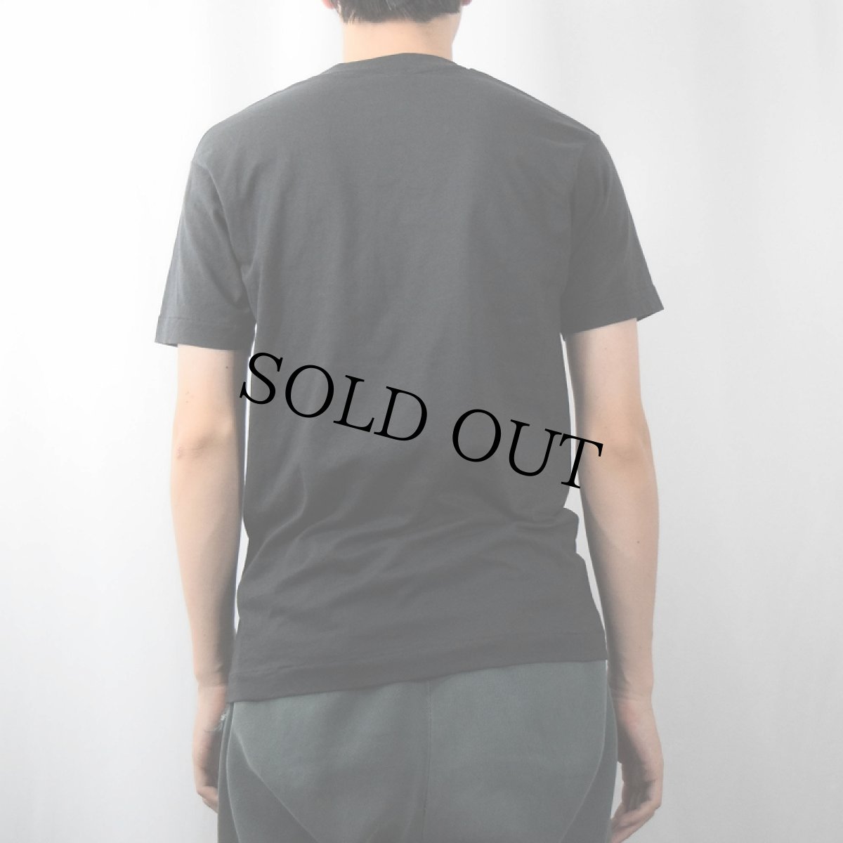 画像3: 80's SCREEN STARS USA製 無地ポケットTシャツ BLACK M (3)