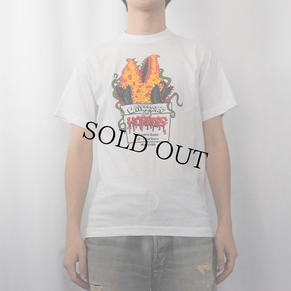 画像2: 80's Little Shop of Horrors USA製 B級ホラー映画Tシャツ M (2)