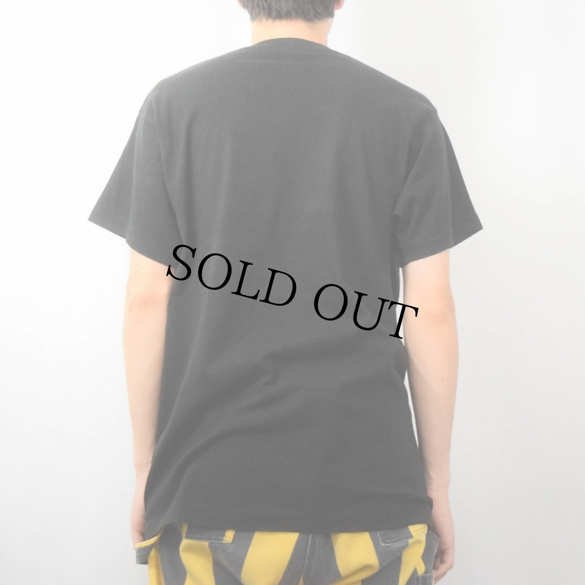 画像3: 80〜90's USA製 人体骨格騙し絵 プリントTシャツ BLACK XL (3)