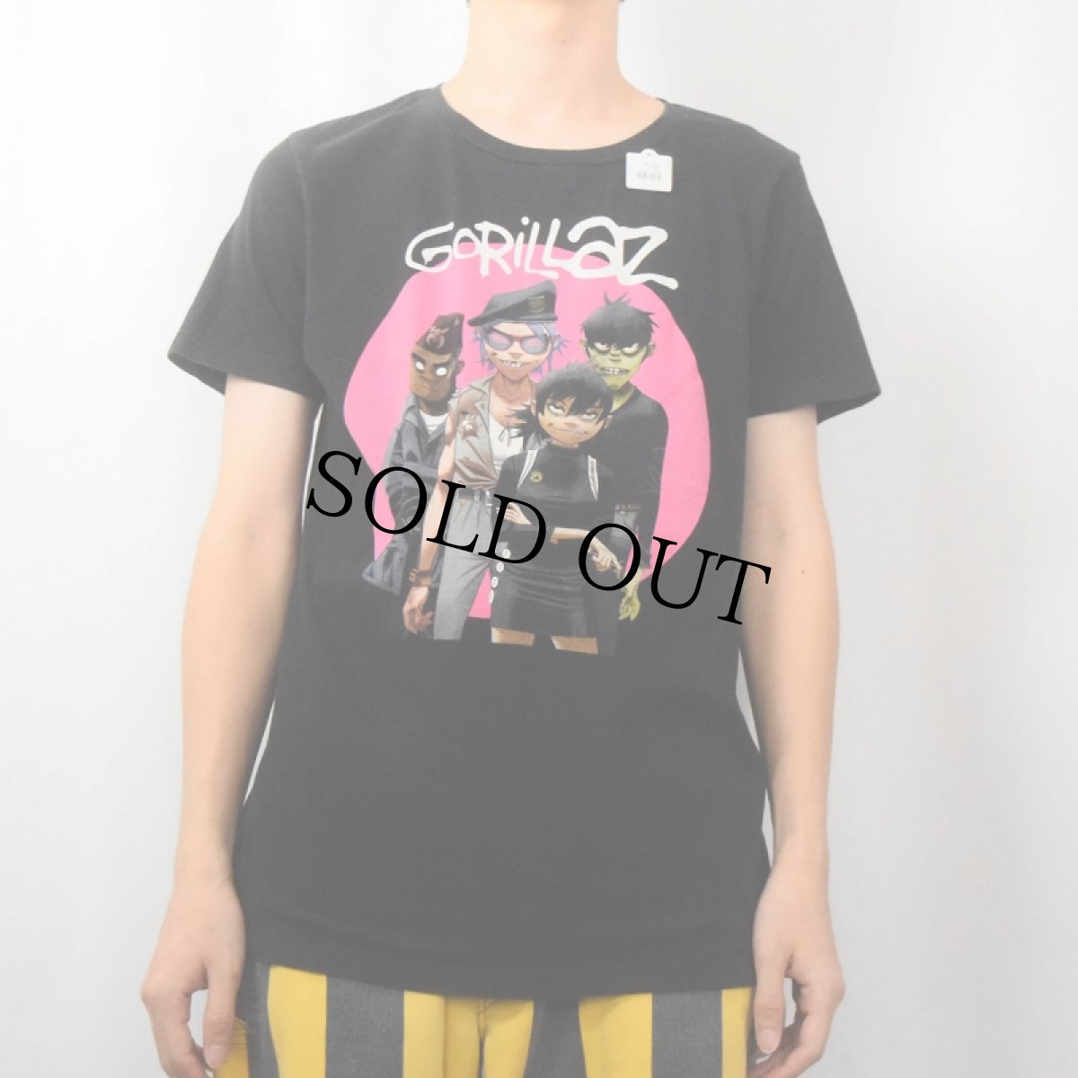 画像2: GORILLAZ ロックバンドTシャツ BLACK (2)