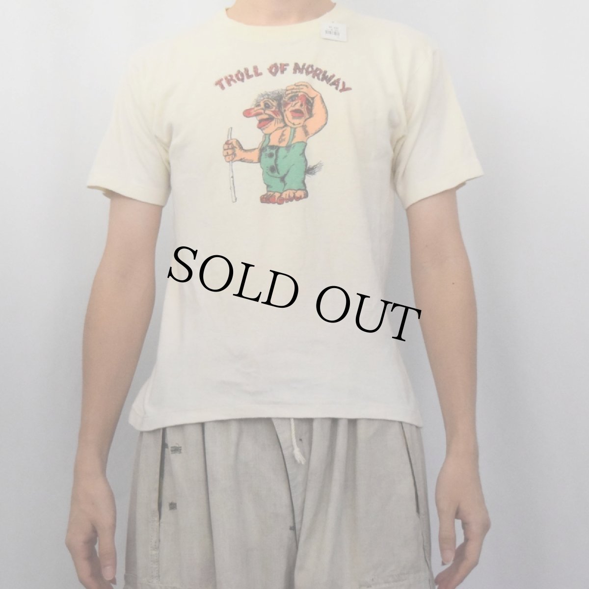 画像2: 70〜80's "TROLL OF NORWAY" 染み込みプリントTシャツ (2)