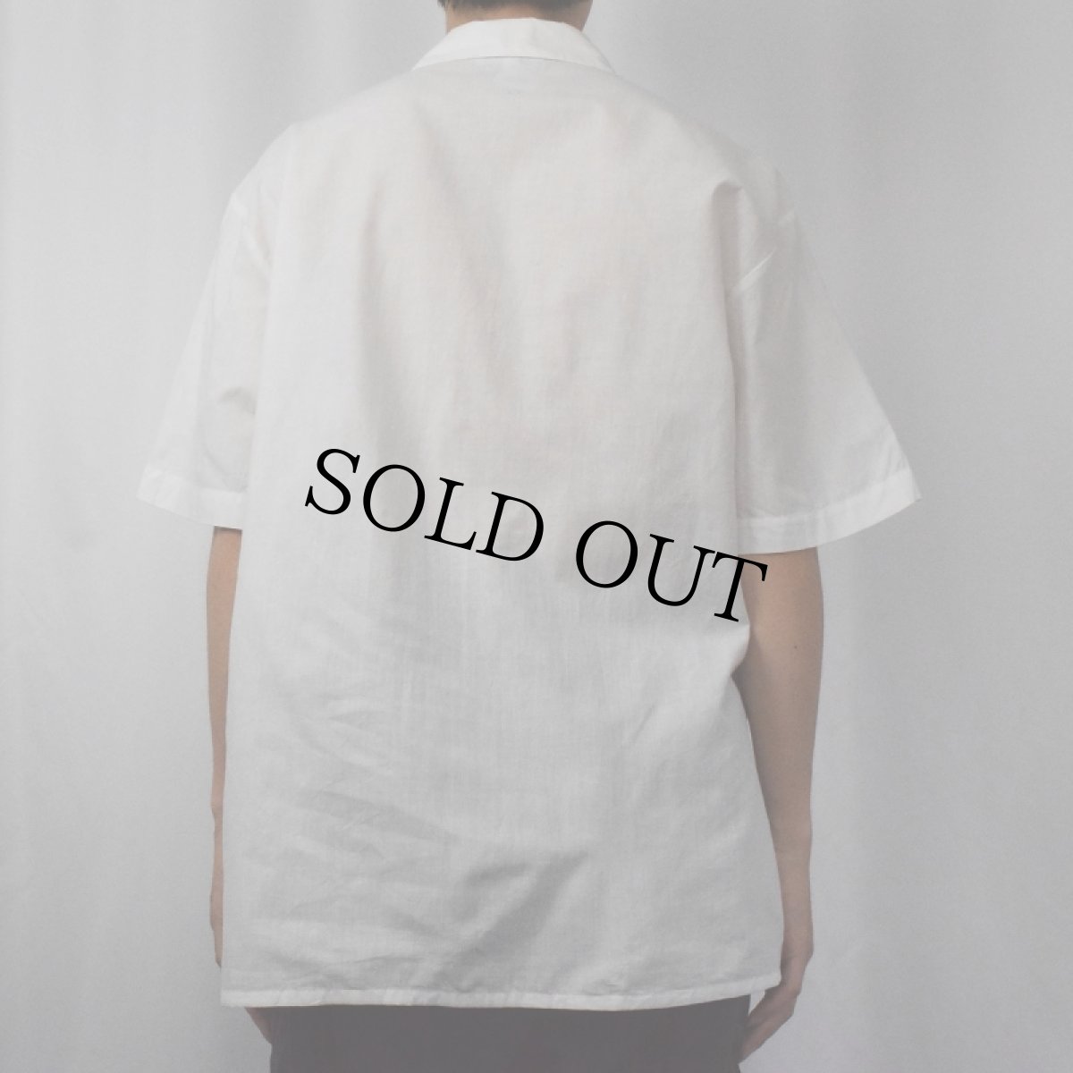 画像3: 馬車刺繍 オープンカラーシャツ (3)