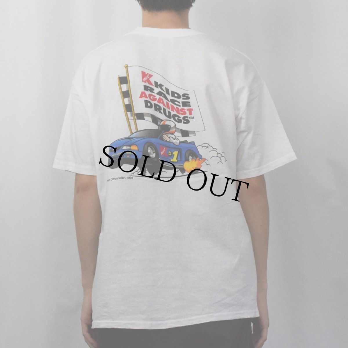 画像4: 90's Kmart "KKIDS RACE AGAINST DRUGS" 企業ロゴプリントTシャツ XL (4)