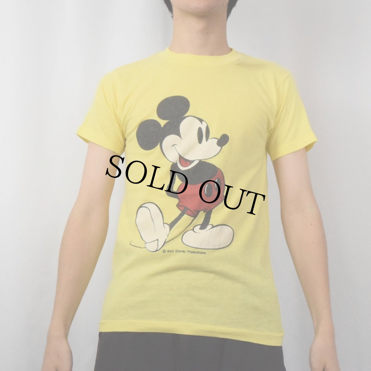 画像2: 80's Disney MICKEY MOUSE キャラクタープリントTシャツ (2)