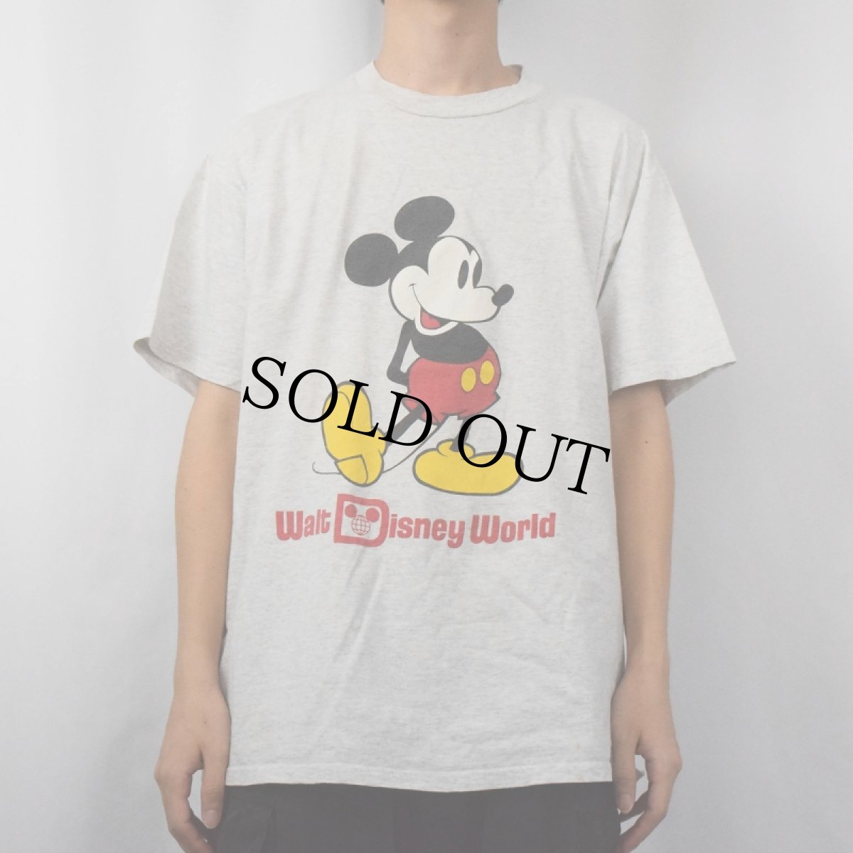 画像2: 90's Disney USA製 MICKEY MOUSE "Walt Disney World" キャラクタープリントTシャツ XL (2)