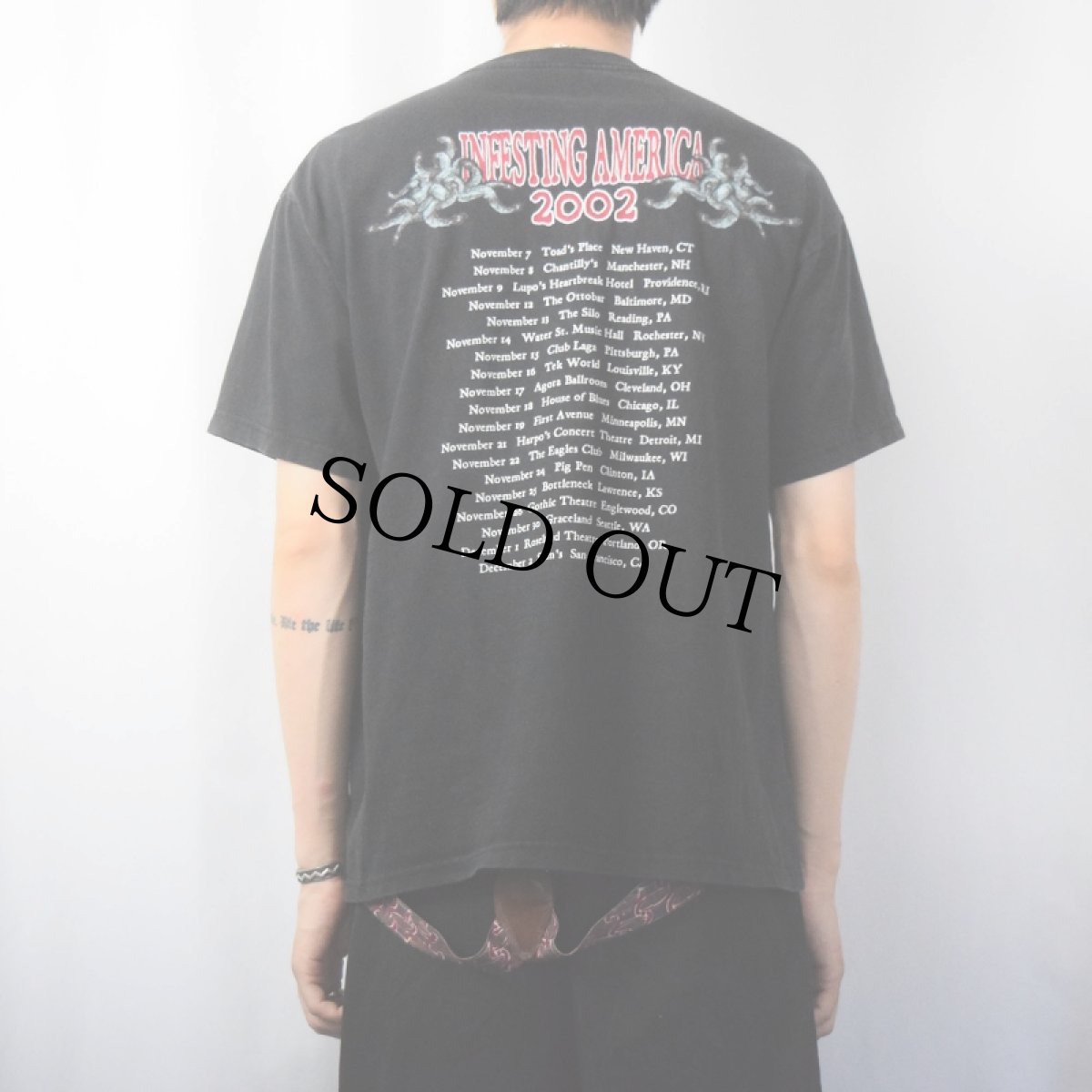 画像4: 2000's CANNIBAL CORPSE デスメタルバンドTシャツ BLACK L (4)