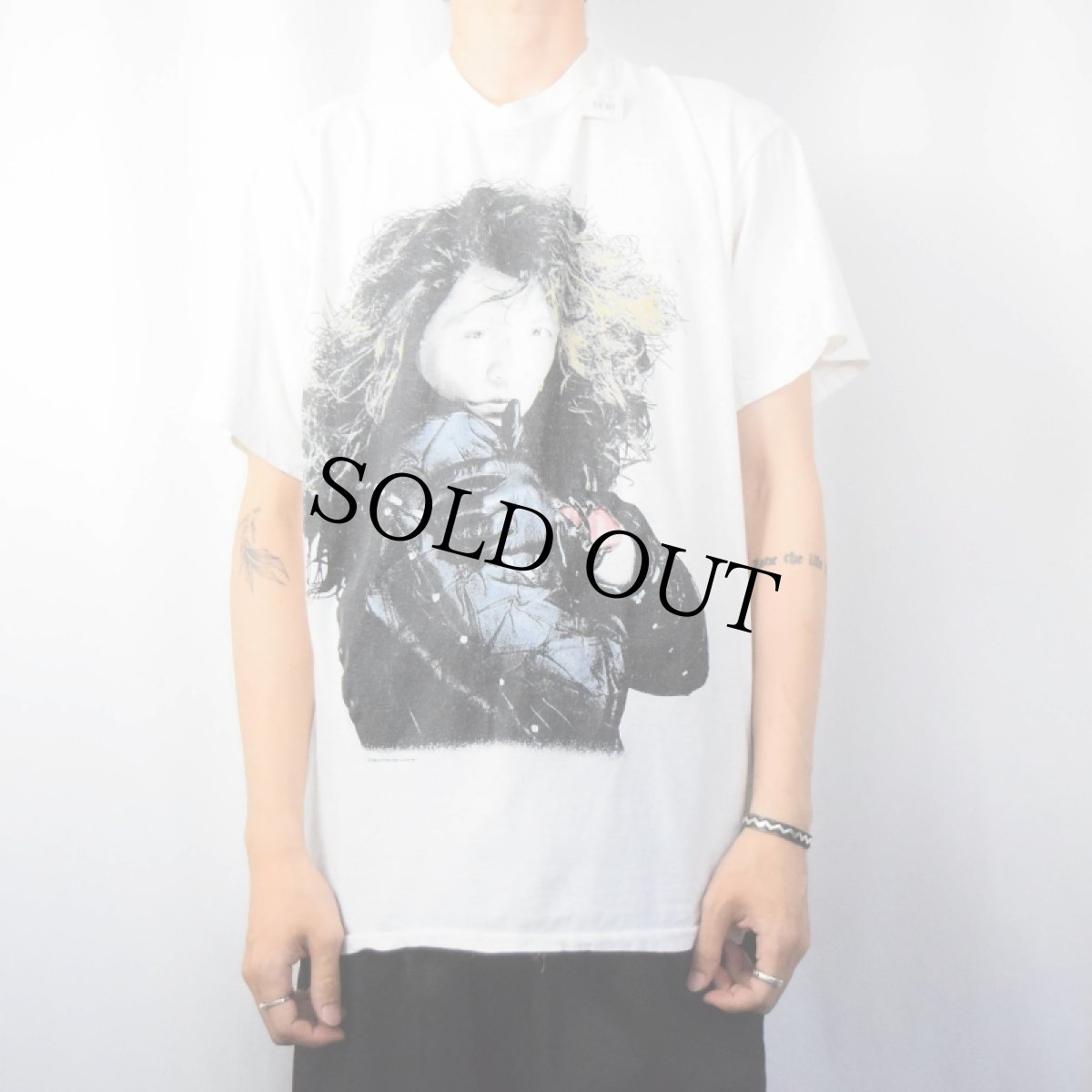 画像3: 80's BON JOVI ハードロックバンドツアーTシャツ (3)