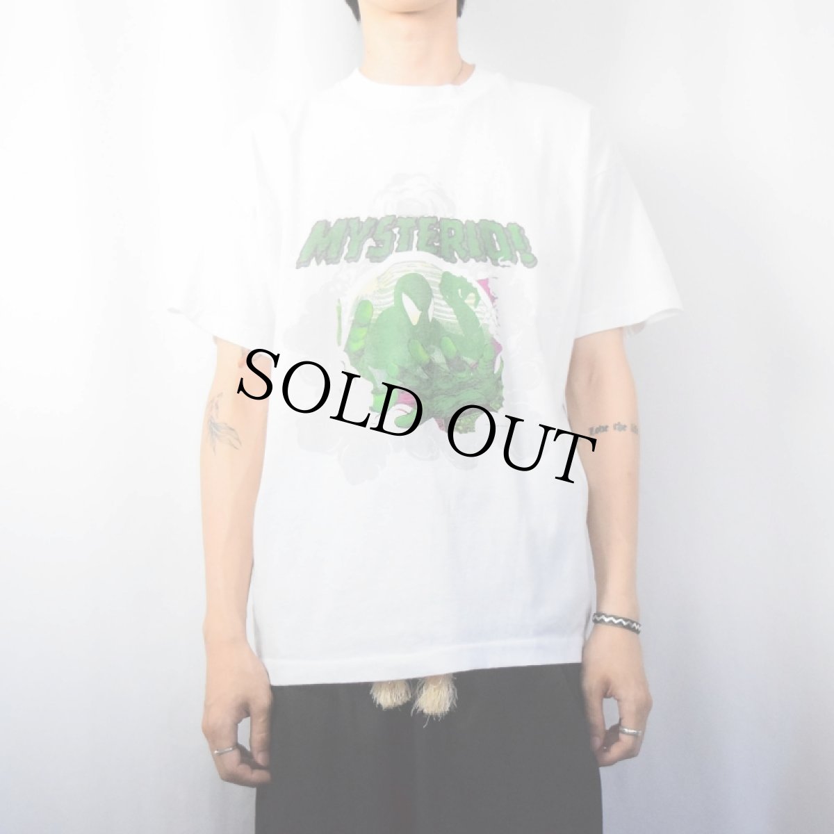 画像3: 90's MARVEL SPIDER-MAN USA製 "MYSTERIO" キャラクタープリントTシャツ XL (3)