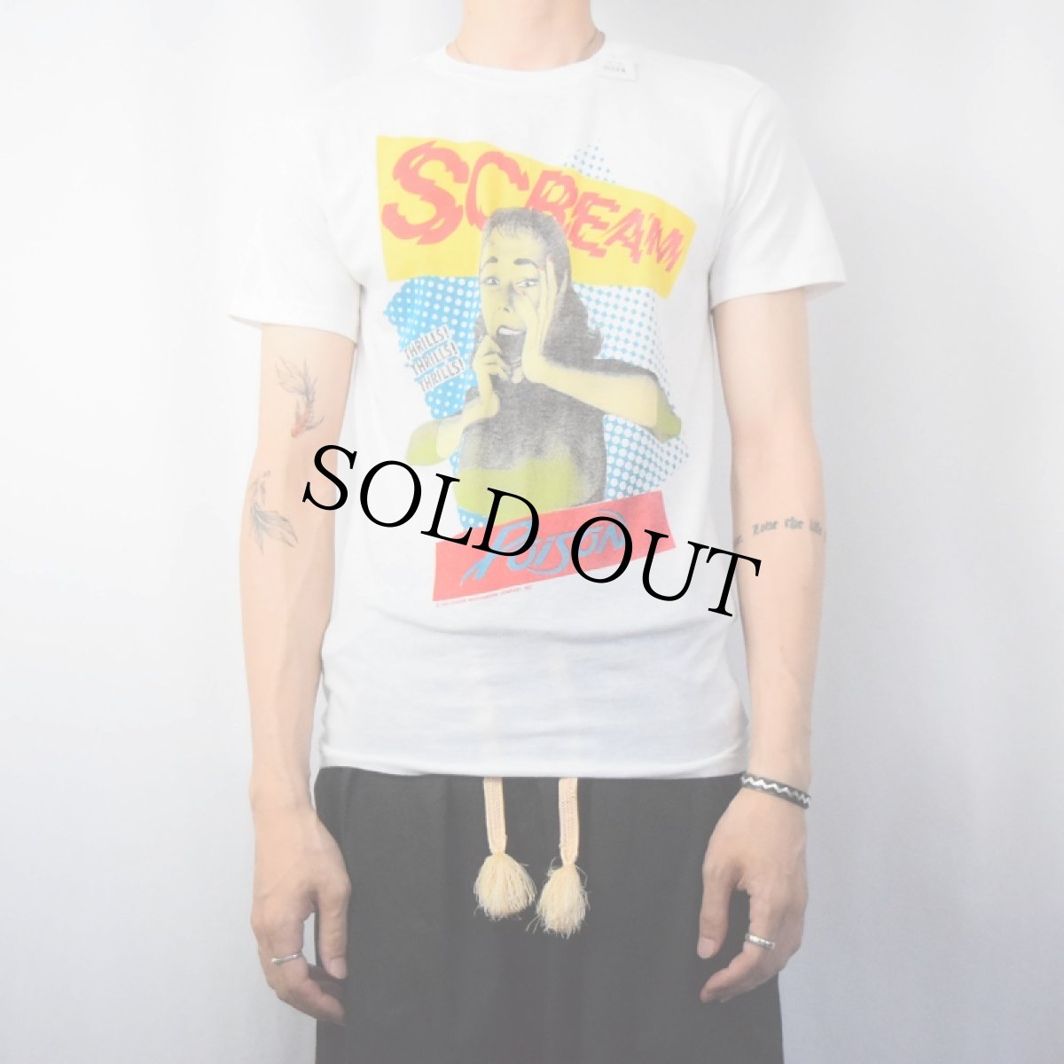 画像3: 80's Poison USA製 "THE SCREAM" ロックバンドプリントTシャツ M (3)