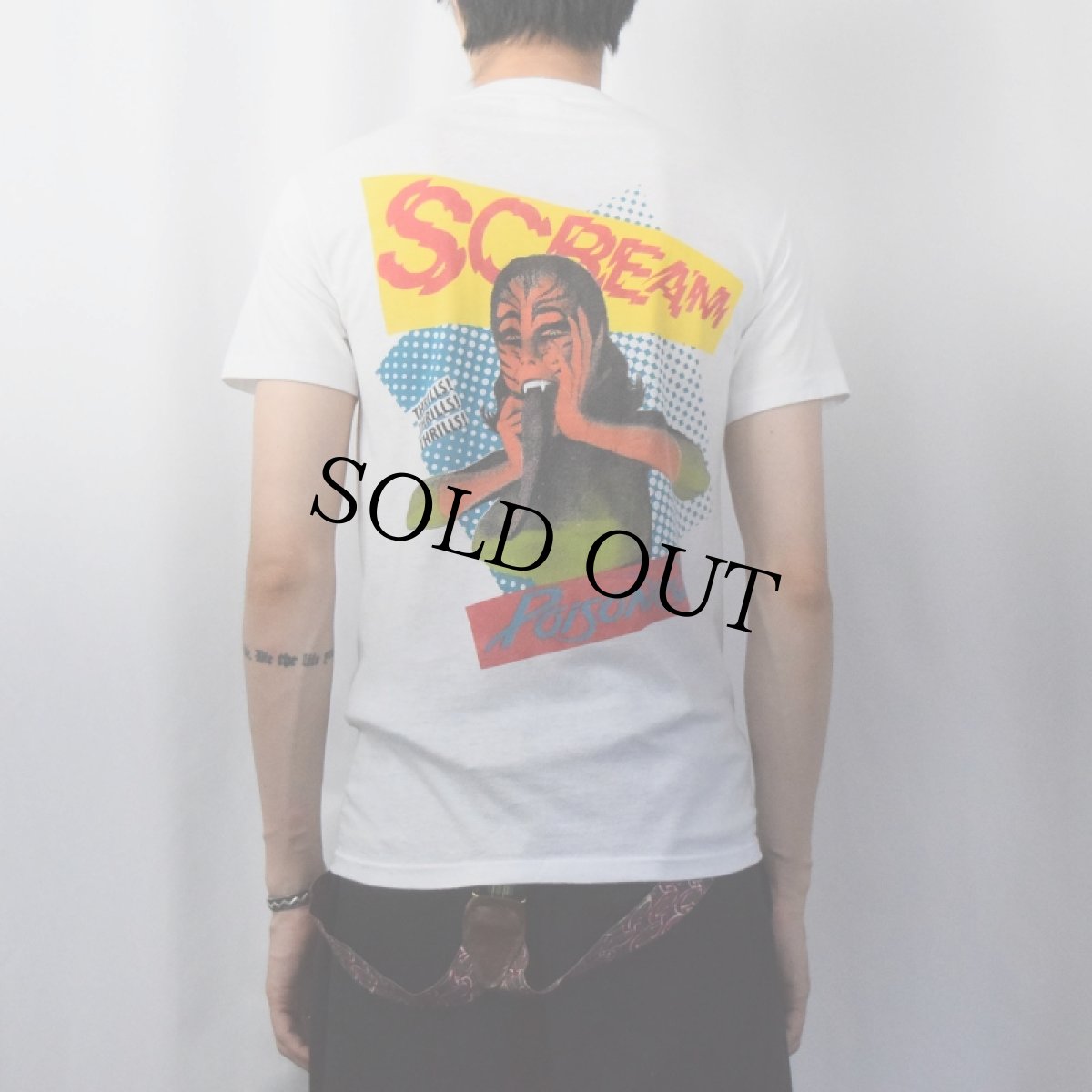 画像4: 80's Poison USA製 "THE SCREAM" ロックバンドプリントTシャツ M (4)