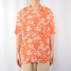 画像2: 【SALE】 POLO Ralph Lauren "CALDWELL" オールオーバーパターン レーヨンアロハシャツ M (2)