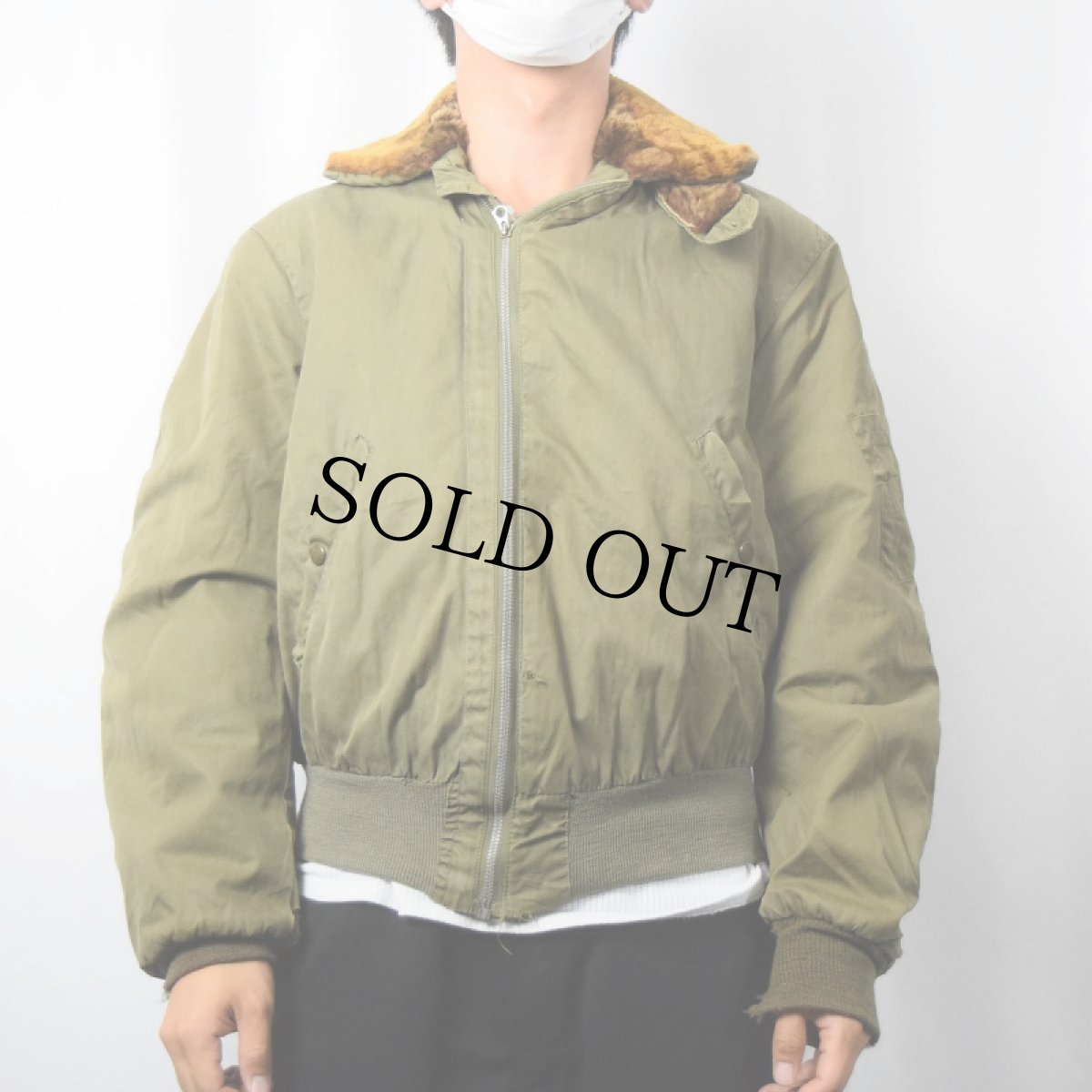 画像2: 40's U.S.ARMY AIR FORCE B-15 フライトジャケット (2)