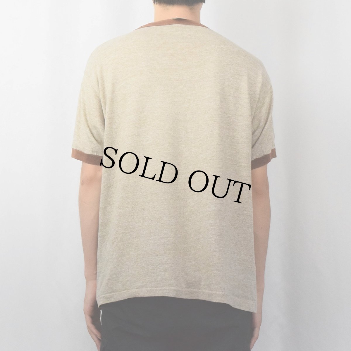 画像3: 70〜80's USA製 "TO: DADDY FROM:DENISE" フロッキープリント リンガーTシャツ XL (3)