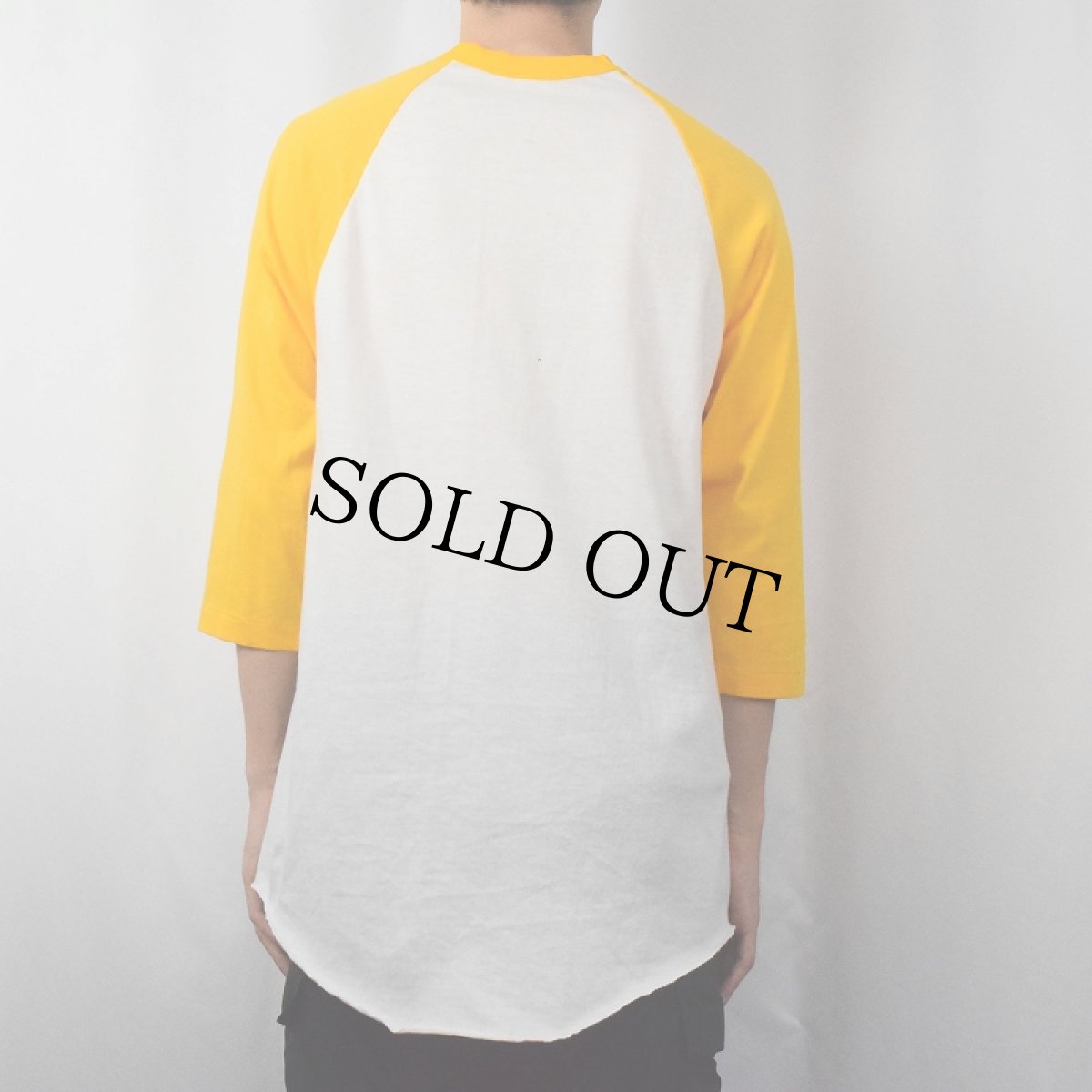 画像3: 70〜80's USA製 "THE L.HOLLOWAY & BRO.CO." プリントラグランTシャツ XL (3)