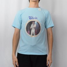 画像2: 70's Elvis Presley ミュージシャン追悼プリントTシャツ  (2)