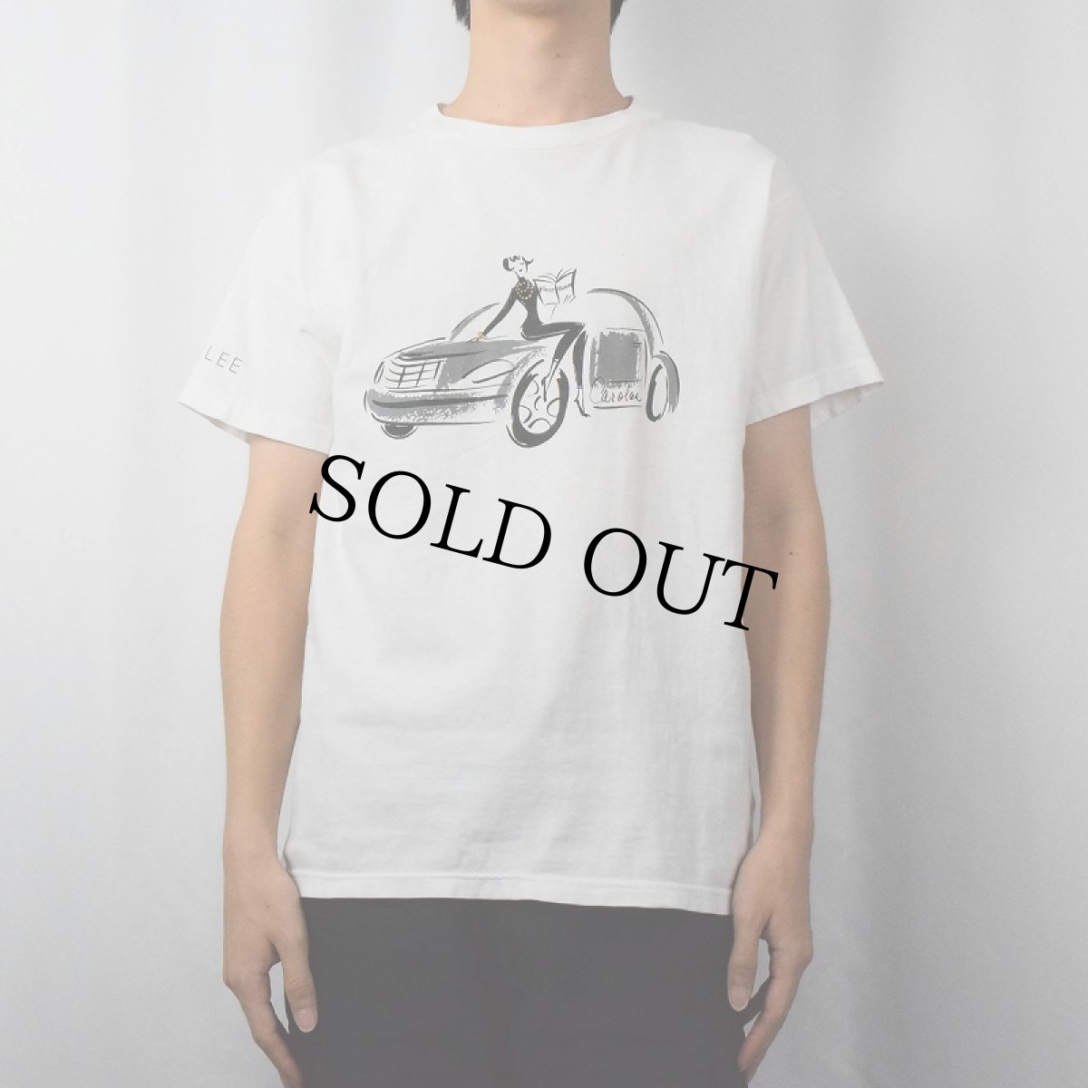 画像2: CHRYSLER CRUISE FOR A CAUSE 車イラストプリントTシャツ M (2)