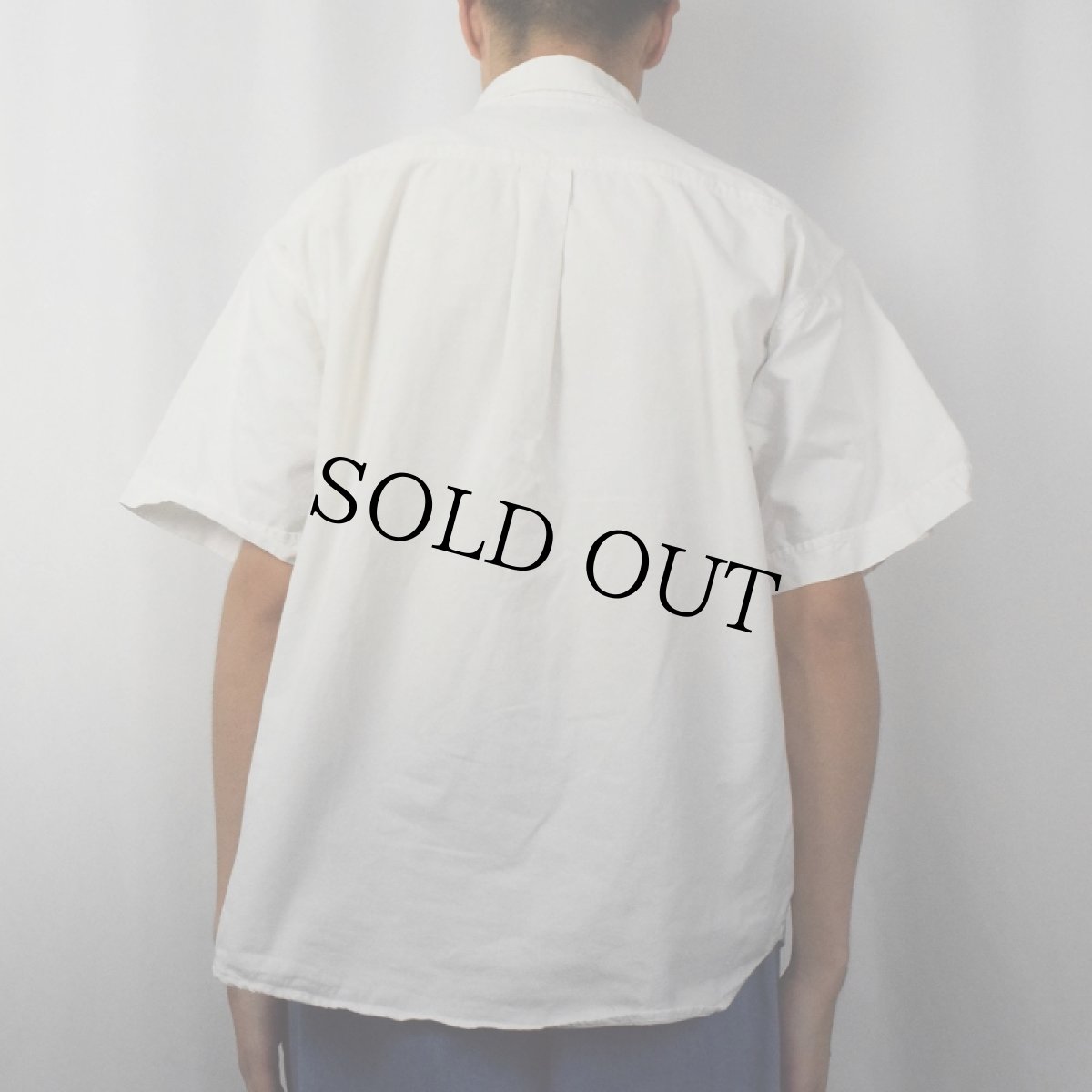 画像3: 90's POLO SPORT Ralph Lauren ロゴ刺繍 コットンボタンダウンシャツ XL (3)