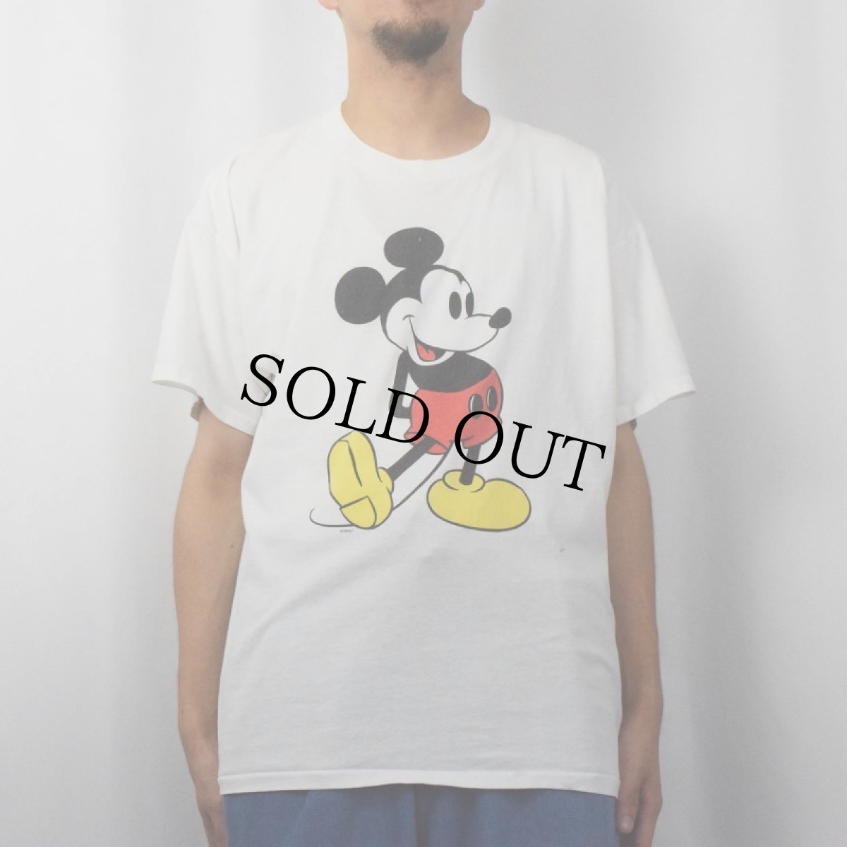 画像2: 90's Disney MICKEY MOUSE キャラクタープリントTシャツ XL (2)