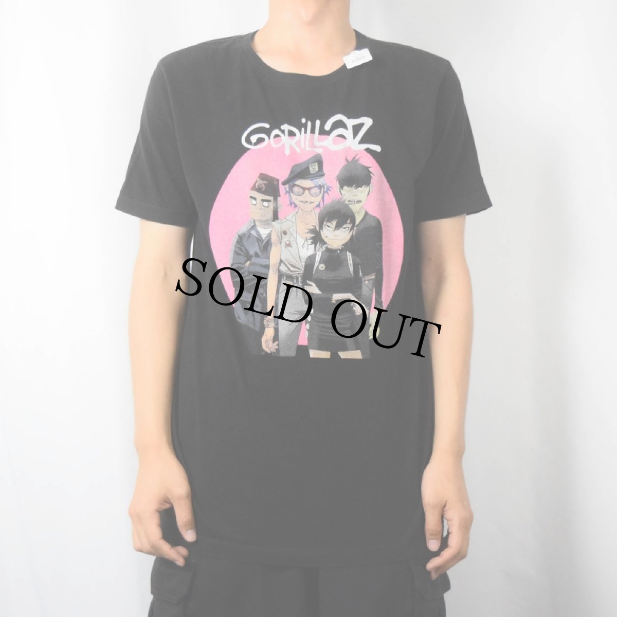 画像2: GORILLAZ ロックバンドTシャツ BLACK M (2)