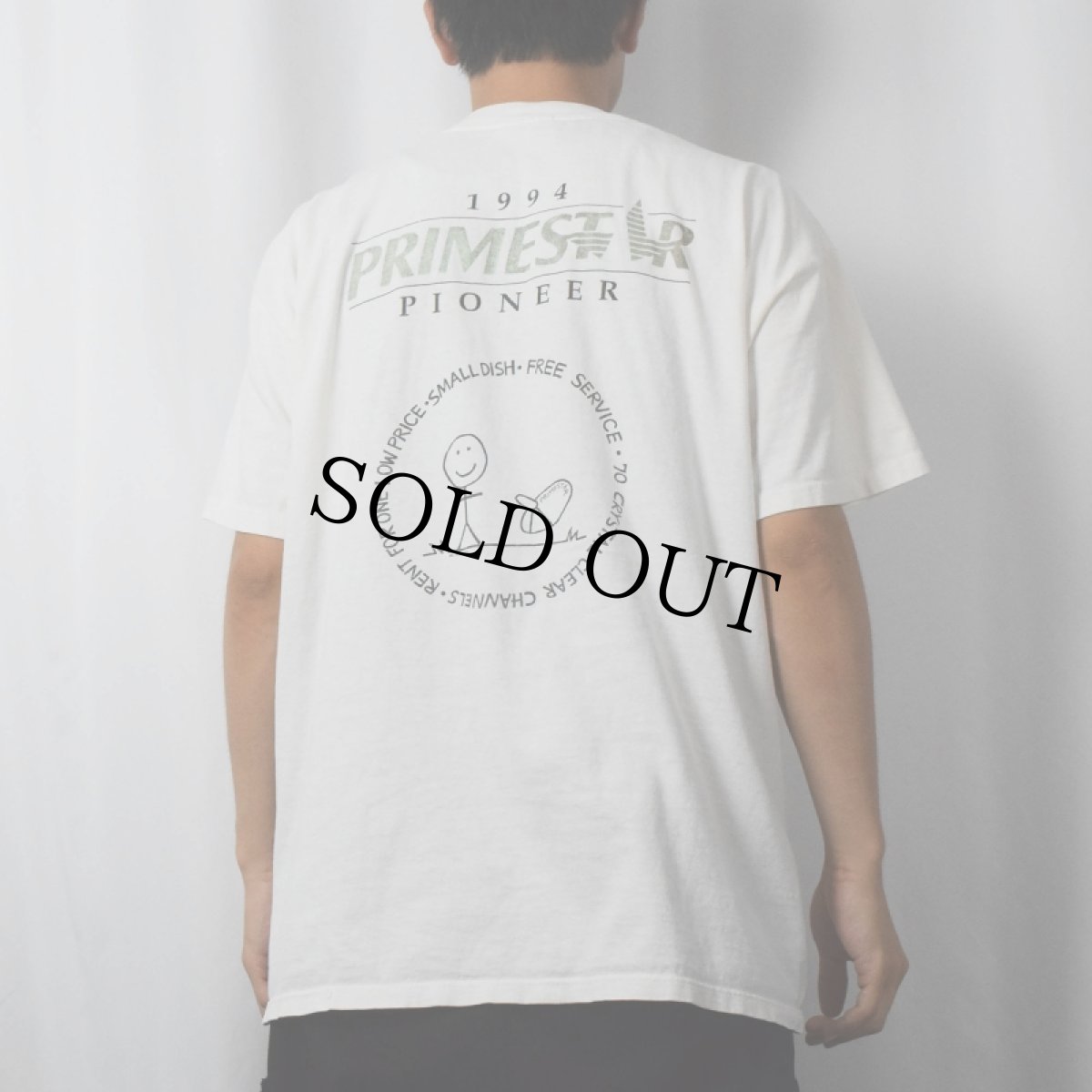 画像4: 90's PRIMESTAR PIONEER USA製 "FAMOUS PIONEERS" アートプリントTシャツ L (4)