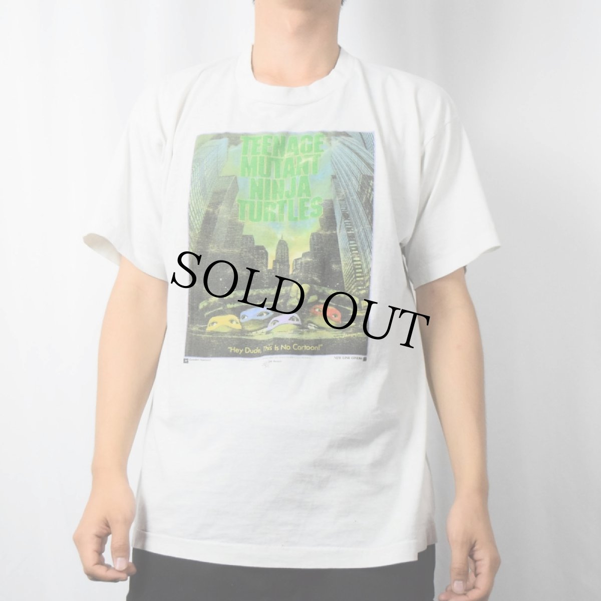 画像2: 90's Teenage Mutant Ninja Turtles USA製 アニメキャラクタープリントTシャツ XL (2)