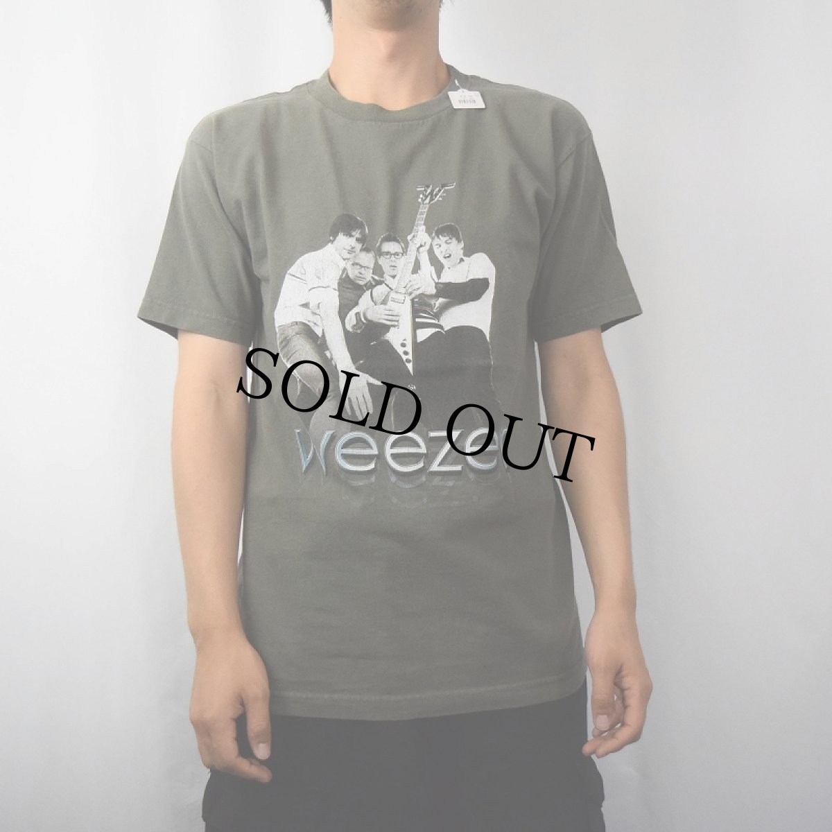 画像3: 2000's Weezer "Midget Tour 2001" オルタナティブロックバンドTシャツ M (3)