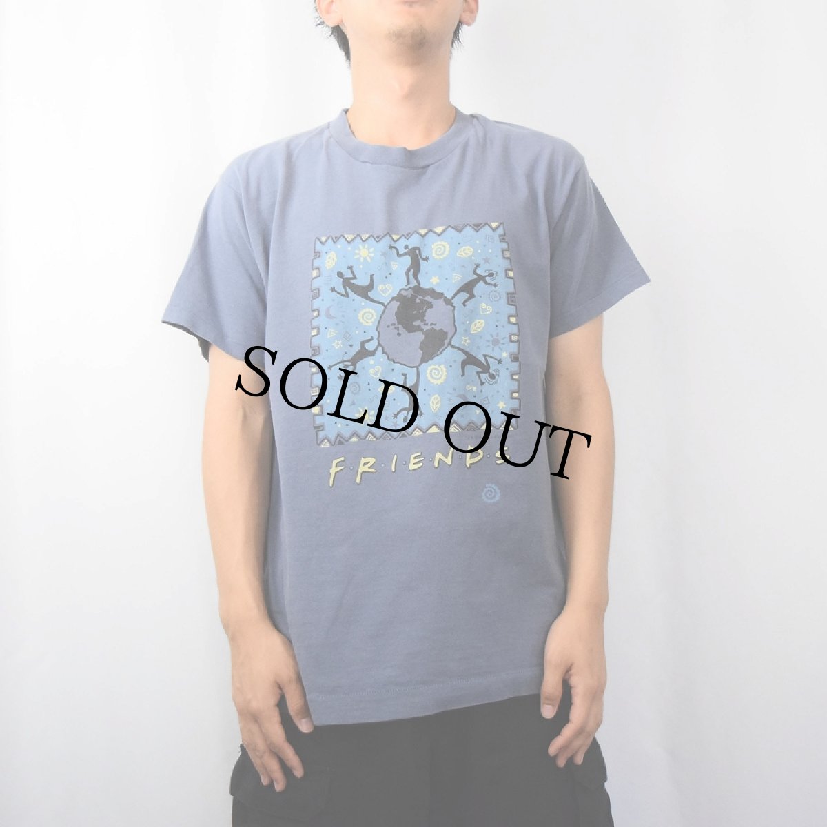 画像2: 90's F・R・I・E・N・D・S USA製 テレビドラマプリントTシャツ L (2)