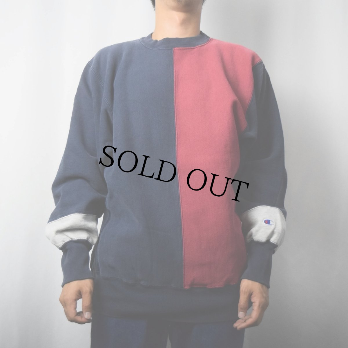 画像3: 90's Champion REVERSE WEAVE USA製 クレイジーパターンスウェット XL (3)