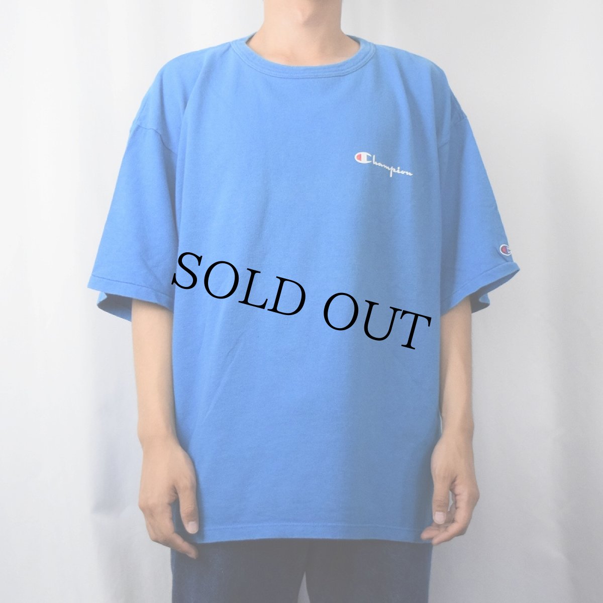 画像2: 90's Champion USA製 ロゴプリントTシャツ XXL (2)