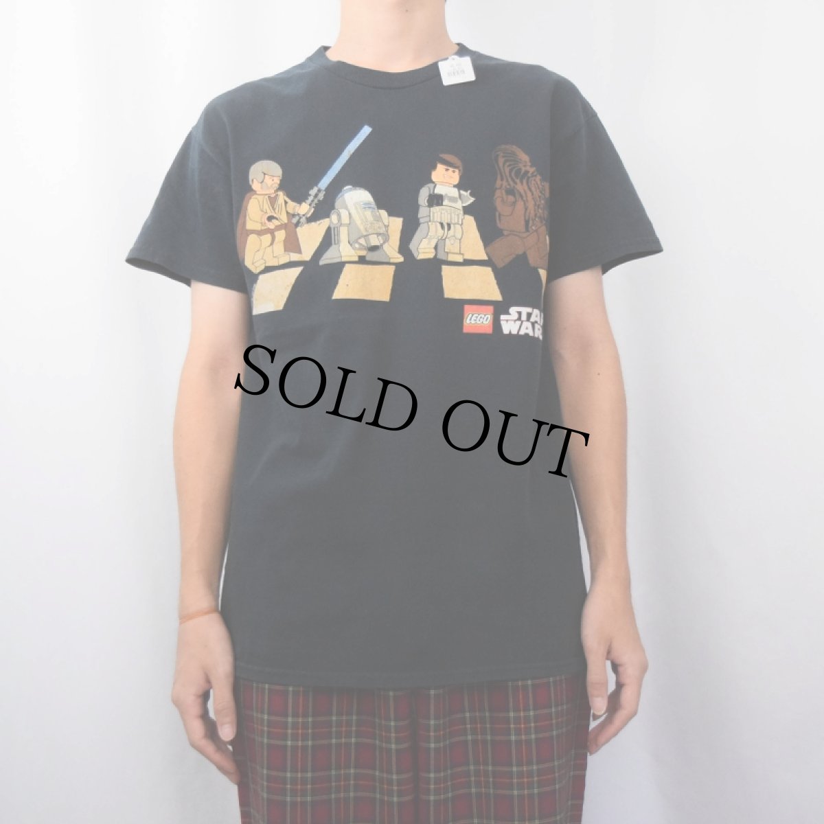 画像2: 2011 STAR WARS LEGO ロックバンドパロディプリントTシャツ BLACK (2)